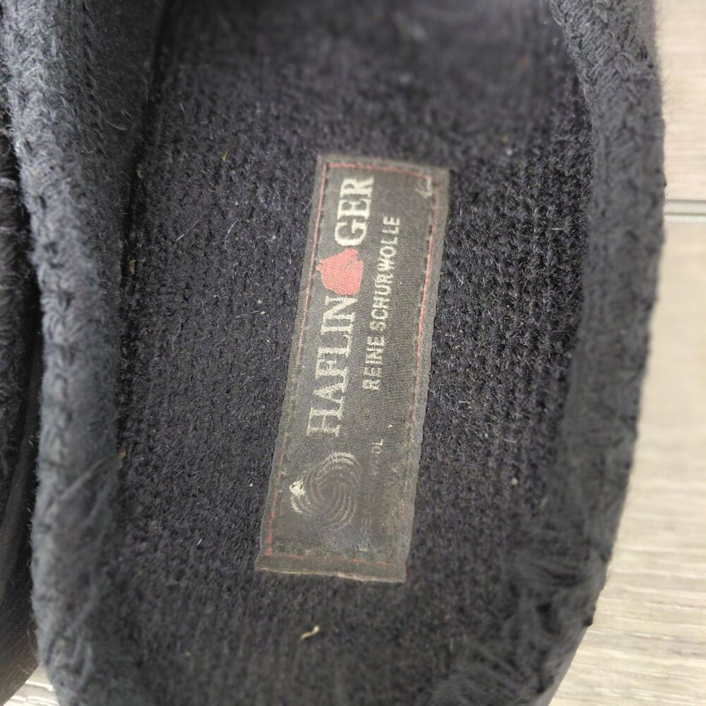 Haflinger Clogs Mules Women Size 9 EU 40 Black AT Wool Slip On Slippers Shoes - Picture 7 of 10
